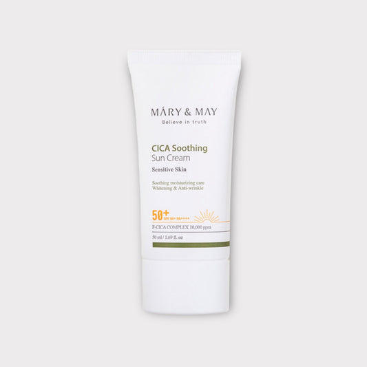 Mary & May CICA Soothing Sun Cream SPF50+ PA++++ 50 ml