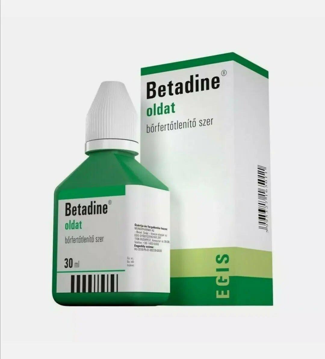 Betadine Povidone Iodine Antiseptic Wound Infection Solution 30ML - UK STOCK - iFeelWell