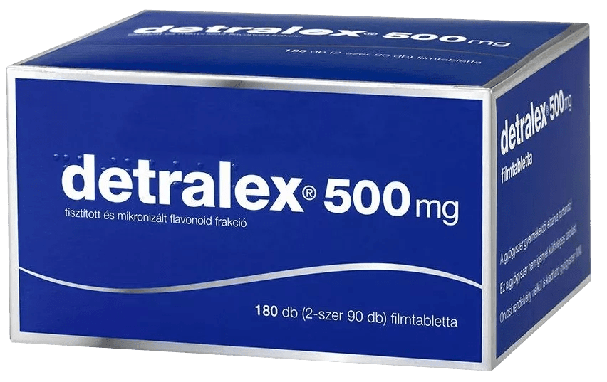 DETRALEX 500 MG coated tablets, 180 pcs. - iFeelWell