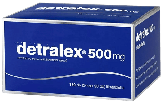 DETRALEX 500 MG coated tablets, 180 pcs. - iFeelWell