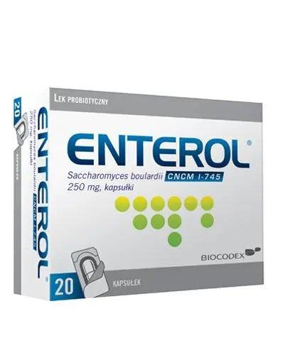 Enterol 250mg x 20 capsules, Saccharomyces boulardii yeast, cncm i-745 buy - iFeelWell