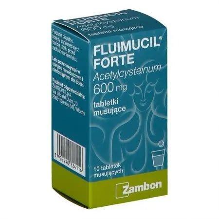 FLUIMUCIL FORTE 600mg x 10 effervescent tablets - iFeelWell