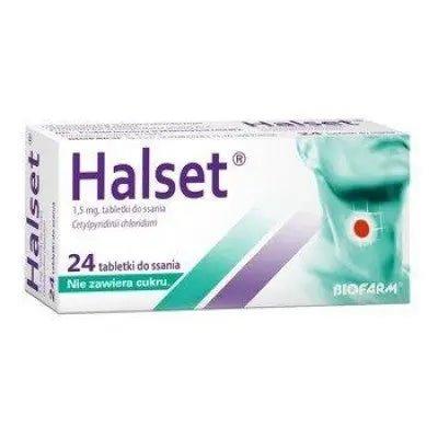 HALSET x 24 lozenges Sore Throat Mouth Thrush Aphthous Ulcers Fungal Infection Treatment - iFeelWell