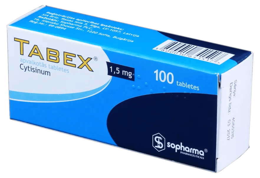 TABEX 1,5 mg pills, 100 pcs. - iFeelWell